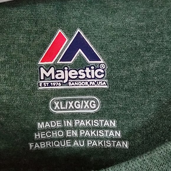 Majestic Green Bay Packers Distressed Design T-Shirt Unisex Size XL - Picture 6 of 7